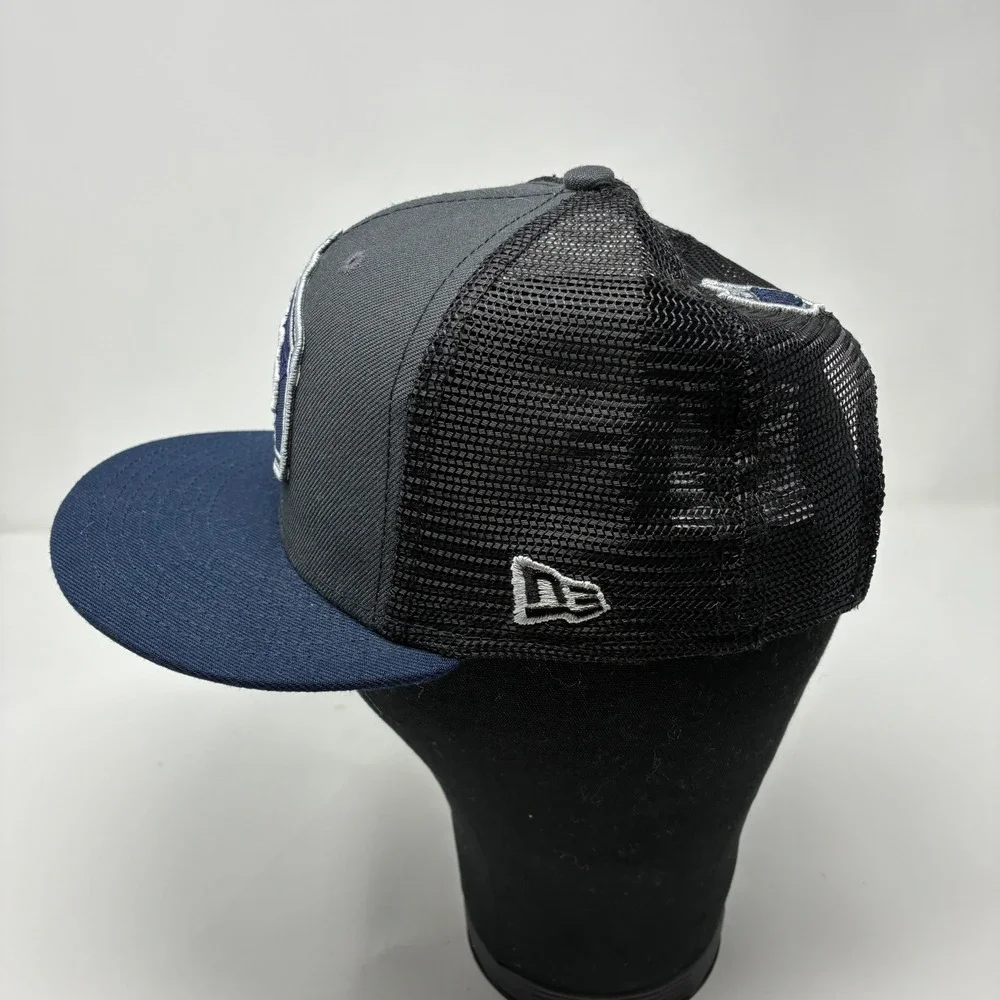 New Era Dallas Cowboys Youth‎ 9FIFTY Snapback Hat Navy Blue Grey Stripe NFL Cap